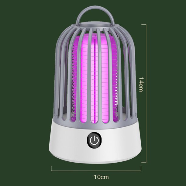 Lámpara Bug Zapper Insect Fly Trap repelente de mosquitos con carga USB para el patio del hogar Sywqhk Para estrenar