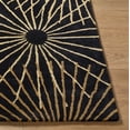 thumbnail image 6 of BoutiqueRugs Clover Contemporary Runner Rug - Black, Dark Brown, Tan - 3' x 12' Runner, 6 of 18