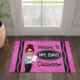 thumbnail image 3 of Classroom Entry Rug for Teacher Welcome Mat Crayon Theme Absorbent Non Velvet Carpet for Home Interior Use, 3 of 5