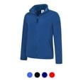thumbnail image 2 of Uneek - Women's/Ladies Classic Full Zip Fleece Jacket - Half Moon Yoke - Navy - Size XL, 2 of 4