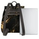 thumbnail image 3 of Balery Black And Gold Fire Dragon Mochila de Cuero para Mujeres, Gran Capacidad, Bolsa de Viaje Multifuncional, Mochila de Cuero y Bolsa de Hombro para Mujeres, 3 of 4