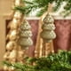 thumbnail image 1 of Golden Foam Christmas Ball Special Shaped Pendant Glitter Christmas Tree Ornaments, 1 of 6