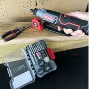 Hyper Tough 138-Piece Grinding and Cutting Kit Click Fit™ Case, Model 43129CF