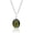 Rose Gold, variant on Natural Cut Moldavite Pendant, Oval Moldavite Solitaire Pendant, 925 Sterling Silver Jewelry Gift For Her With Chain Sterling Silver