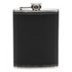 thumbnail image 2 of 6 7 8 9Oz Hip Flask Stainless Steel Whiskey Flask Wine Bottle With Black Leather Alcohol Flagon Bottle Travel Drinkware For Gift, 2 of 11