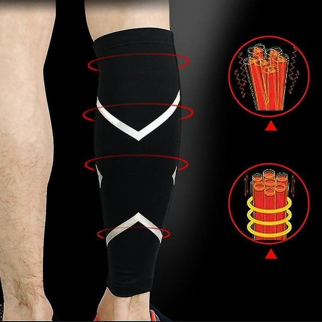 Sport Compression Calf Sleeves Leg Sock Runners Shin Splint Varicose Vein Calfs Pain Relief Guards R