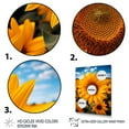 thumbnail image 3 of Designart "Dancing Among Yellow Sunflowers III" Floral & Botanical Wall Art Print, 3 of 5