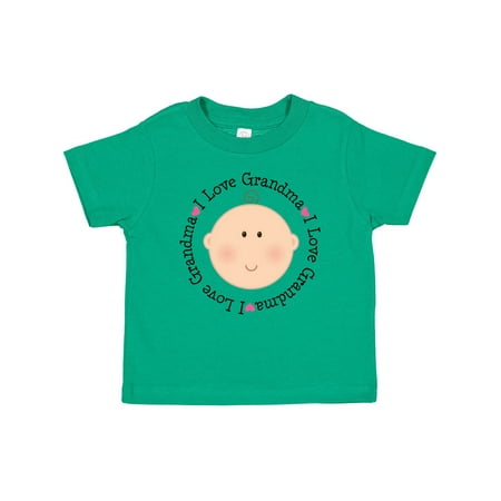 

Inktastic I Love Grandma Baby Shower Gift Baby Boy or Baby Girl T-Shirt