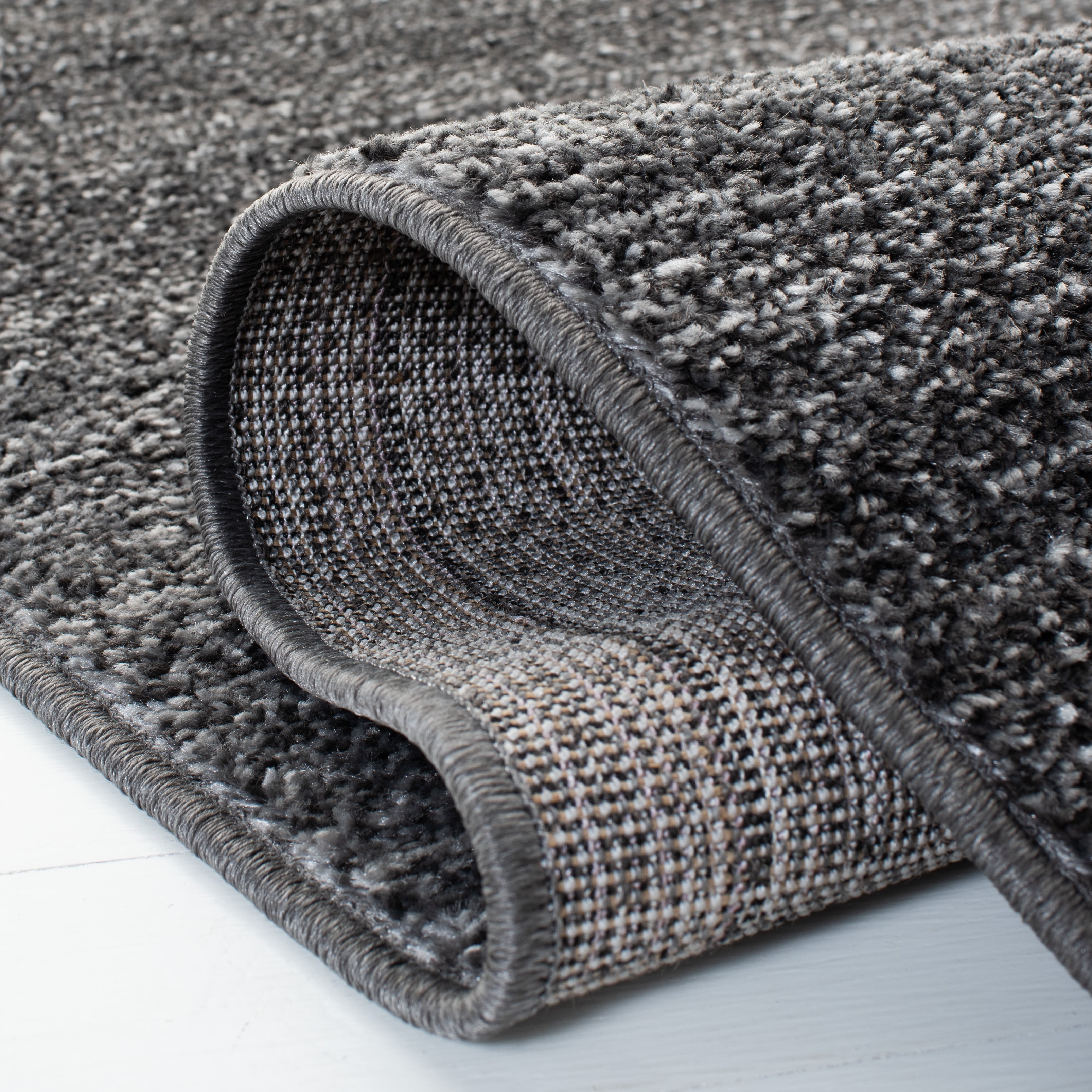 SAFAVIEH Adirondack Cleves Abstract Runner Rug, Dark Grey/Light Grey, 2'6" x 20'