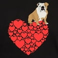 thumbnail image 3 of CafePress - Bulldog Heart Dark T Shirt - Men's Classic Graphic Cotton T-Shirt, 3 of 4