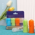 thumbnail image 4 of SIfdSeng 4Pieces Handhold Pet Finger Toothbrush Small Head Toothbrush Dogs Brush Bad Breath Teeth Care Tool Dog Finger Brushes for Small Dogs Dog Fingerbrushes Toothbrush, 4 of 8