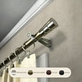 thumbnail image 3 of InStyleDesign  Leo Adjustable Curtain Rod Satin Nickel 28 to 48 inches Silver Finish, 3 of 5