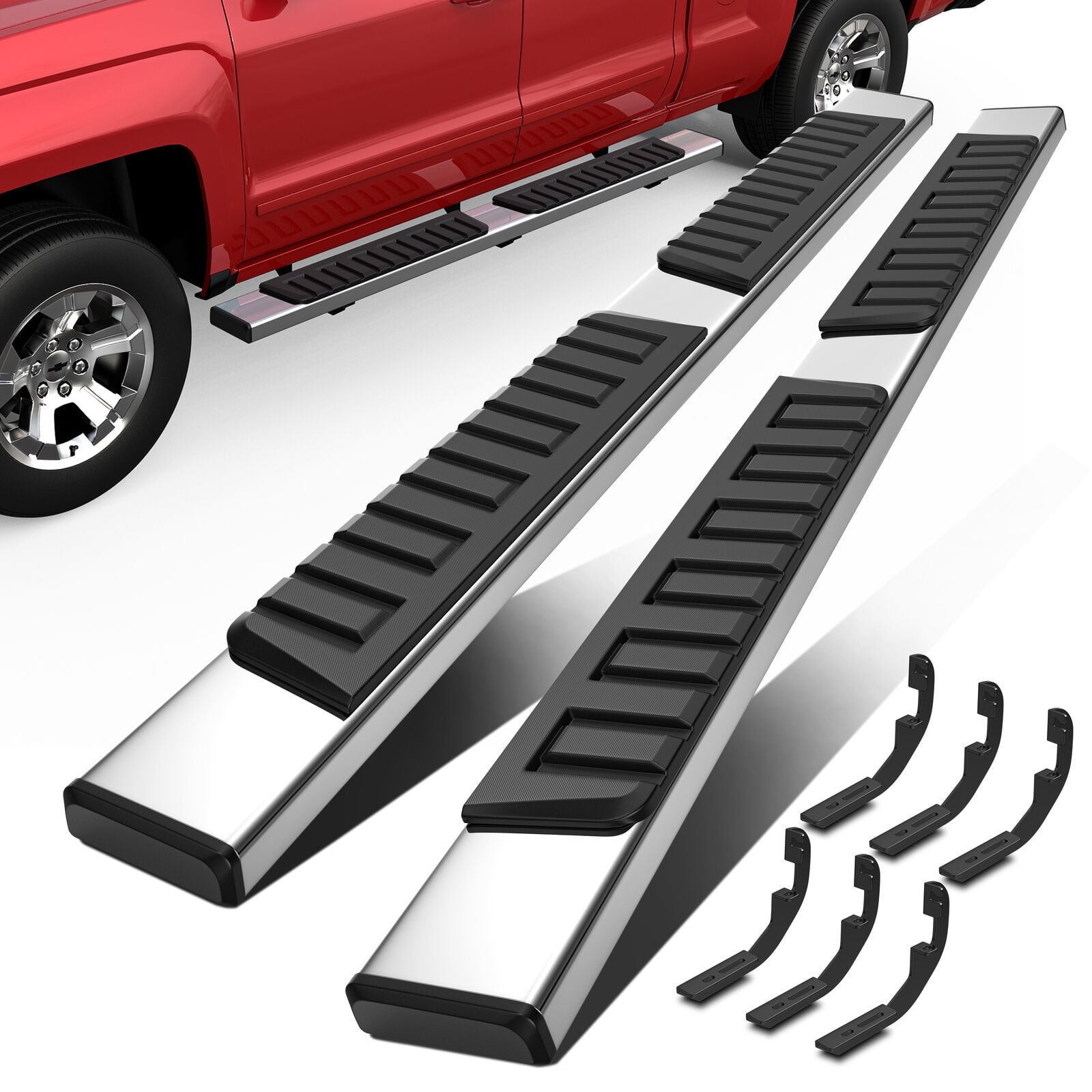 2X 6" Running Boards For 20202022 Chevy Silverado GMC Sierra 1500