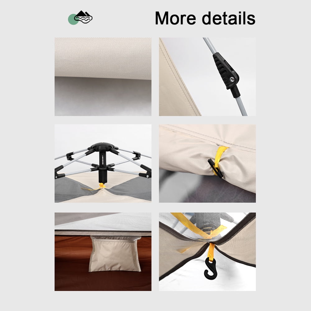 Outdoor Self-driving Travel Camping Tent Automatic Quick-opening Tent Portable Rainproof Sunshine-proof Tent Fishing Hiking Sunshine Shelter