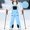 Blue, variant on BXJX Girls Snow Bibs, Skiing Warm Water Resistant Windproof Fleece Lined Winter Pants with Adjustable Strap Blue Size 8 T