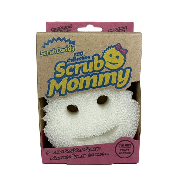 Scrub Daddy Scrub Mommy Dye Free Non-Scratch Cleaning Sponge