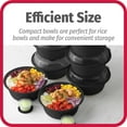 thumbnail image 6 of Meal Prep Containers Set Microwave & Dishwasher-Safe Round Food Organizers with Labeled Compartments BPA-Free Food Storage Set with Snap Shut Lids Portion Control, 6 of 6