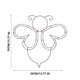 thumbnail image 2 of Marco de corona de metal en forma de abeja para manualidades de bricolaje, arte de hierro resistente para decoración interior y exterior, ideal para bodas de Pascua eventos en el jardín, 1 paquete, 2 of 7