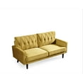 thumbnail image 2 of Uspridefurniture Feemster 69.3'' Velvet Square Arm Sofa -Yellow, 2 of 5