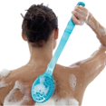 thumbnail image 1 of SUTENGDA Bath Brush with Long Handle. Blue Shower Back Scrubber, 1 of 6