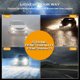 thumbnail image 3 of sweethay 4 piezas de bombilla de faro de coche de aluminio automotriz enchufe de faro de haz de automóvil actualización de luz de cabeza 650lm 20W Bombillas para automóviles sweethay VI018140-00B, 3 of 6
