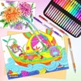 thumbnail image 4 of 160   Pens for Adult Coloring Book, 80 Colors  Pens Colored with 80 Rifills, Glitter  Pens for Artists Drawing & Painting, 4 of 7