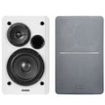 thumbnail image 4 of (Certified Refurbished) Edifier R1280T Powered Bookshelf Speakers, 2.0 Active Monitor Speaker System - White, 4 of 5