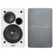 Edifier R1280T Powered Bookshelf Speakers, 2.0 Active Monitor Speaker System, Holiday Gift - White