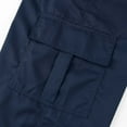 thumbnail image 7 of SYMOID Men's Cargo Pants Size XL Navy - 100% Polyester Lightweight Quick Dry, Multiple Flap Pockets, Elastic Waist Tapered Leg, Durable for Casual/Outdoor/Work, 7 of 7