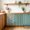 Sage, variant on Coastal Corals Under Sink Curtain for Closet, Privacy Short Cabinet Curtains, Turquoise White Ocean Life Shabby Wooden Self Adhesive RV/Open Cabinet Skirt Adds Bathroom Storage 11"x13"