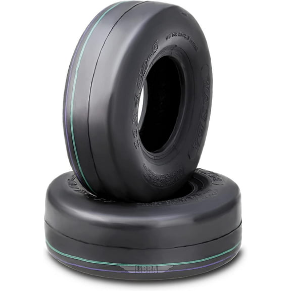Set 2 WANDA 11x4-5 Zero Turn Lawn Mower Utility Cart Turf Tires 11x4x5 /4 ply - 13204
