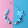 thumbnail image 3 of Cheers.US Koala Star Beads Pacifier Clip Boy and BPA Free Silicone Baby Teether, 3 of 6
