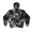 Multi Black, variant on Adult Tie-Dyed Pullover Hooded Sweatshirt - REACTIVE RAINBOW - S