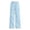Light Blue-A, variant on Girls Cargo Pants Kids Girls Lightweight Elastic Waist Drawstring with Pockets Quick Dry Outdoor Hiking Pants