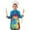 Colorful Rainbow Tie, variant on Rainbow Tie Dye Concentric Circles Kids Aprons for Girls and Boys,Adjustable Neck Strap Toddler Aprons for Kids Cooking Baking