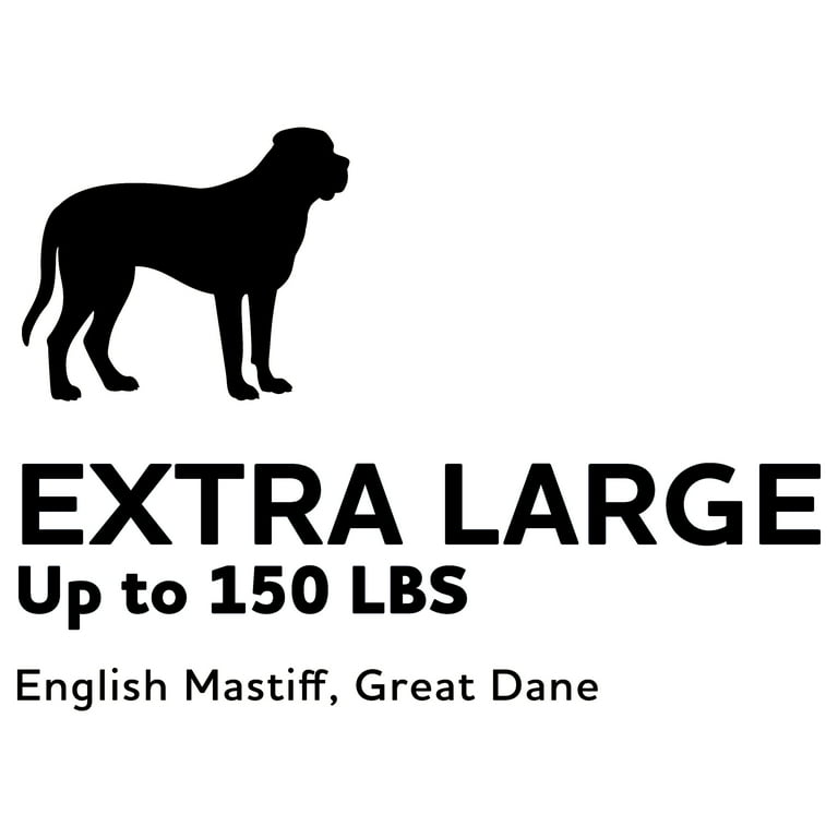 Vibrant Life Large Dog Bed, Plush Pillow Bed For Large Breeds