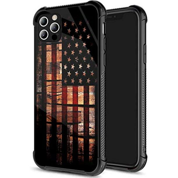 Iphone 12 Pro Max Case Old Wood Flag Iphone 12 Pro Max Cases For Boys Men Back Soft Silicone Tpu Shock Protective Case For Apple Iphone 12 Pro Max 6 7 Inch American Flag Walmart Com