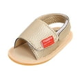 thumbnail image 2 of Lilgiuy Baby Infant Kids Girl Soft Sole Crib Toddler Newborn Shoes Princess Sandals Gold,0-3 Months 2022 Fall Winter, 2 of 5