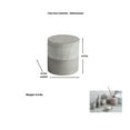 thumbnail image 2 of Industrial Resin 1-Piece Bathroom Canister, 2 of 4