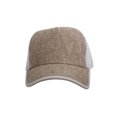 thumbnail image 2 of Top Headwear Straw Adjustable Trucker Hat - Natural/White, 2 of 2