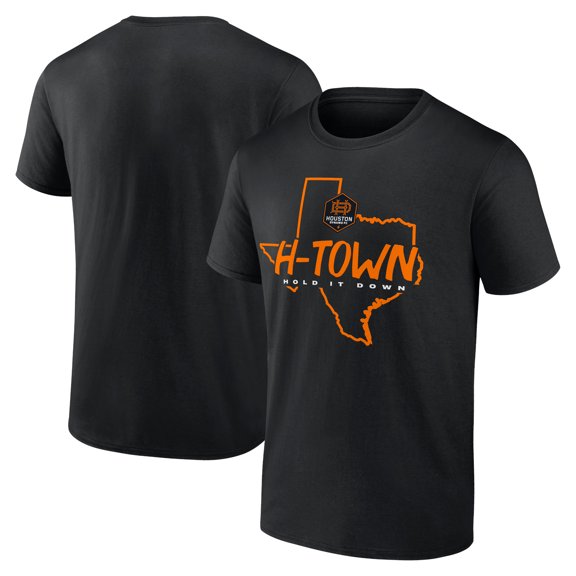 Men's Black Houston Dynamo FC Hometown Stadium Atmosphere T-Shirt