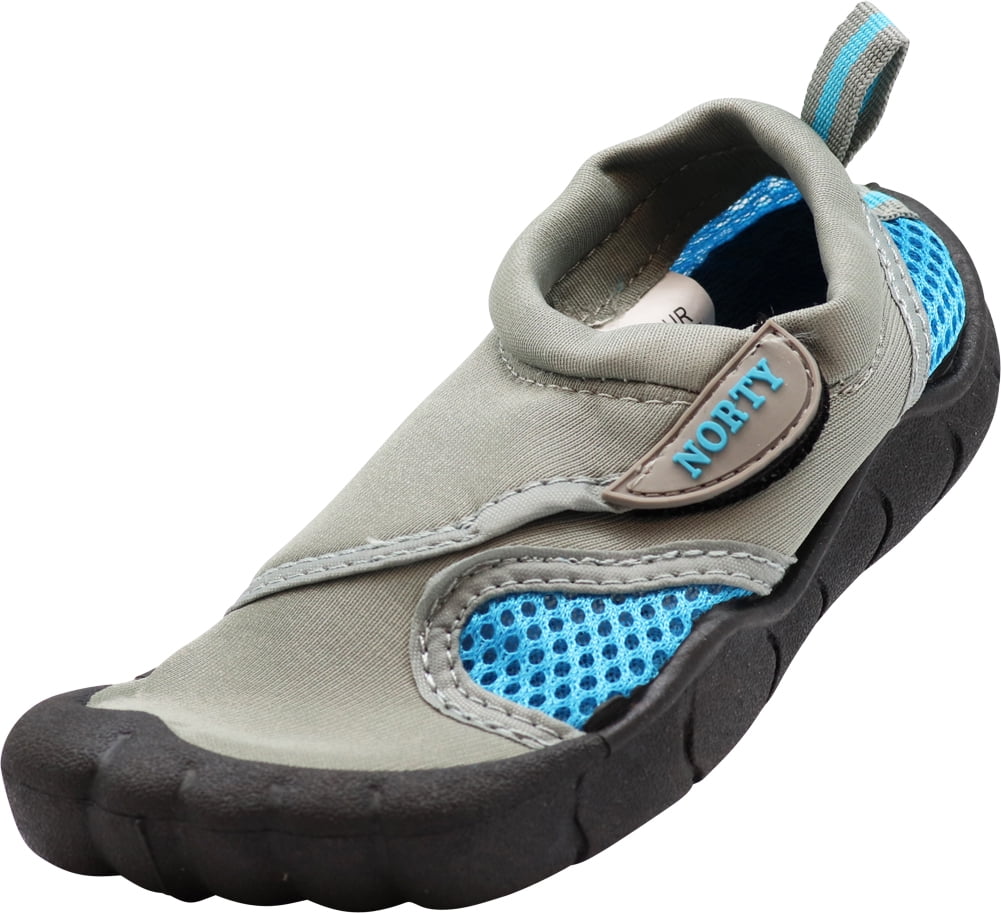 NORTY Toddler Boys Water Shoes Male Lake River Shoes Grey Blue 5