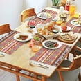 thumbnail image 2 of Pioneer Flower Floral Print Pattern Summer Placemats Table Placemats Set Of 4-Linen Kitchen Washable Placemats Table Mats 12x18 Inch Non-Slip Heat Resistant, 2 of 6