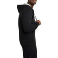 thumbnail image 7 of Champion Men's Powerblend Full-Zip Hoodie Black Medium, 7 of 7