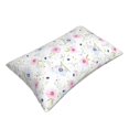 thumbnail image 3 of YFYANG Super Soft Rectangular Plush Cushion Cover (Without Pillow Insert), Small Floral Pattern Comfort and Non-Pilling Hidden Zip Bedroom Sofa Pillowcases, 20"x30", 3 of 9