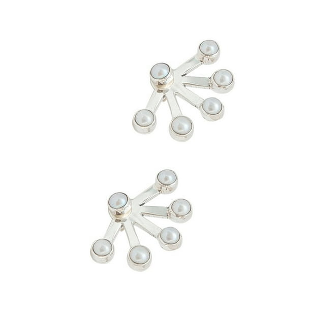 Aretes Abanico Perlas Marca Ketzalia De Plata Ley .925 KETZALIA JOYERIA ARTESANAL Colección 2021
