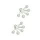 thumbnail image 1 of Aretes Abanico Perlas Marca Ketzalia De Plata Ley .925 KETZALIA JOYERIA ARTESANAL Colección 2021, 1 of 3