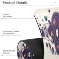 thumbnail image 4 of Yayeee Faucet Mat for Kitchen Sink 14.7" Diatomite Long Splash Guard Pad, Orange Astronaut Planet, 4 of 7