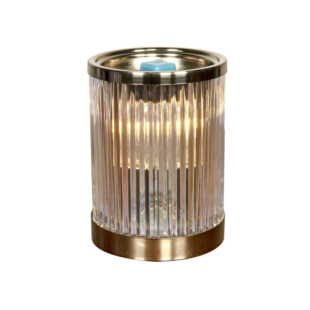 Better Homes & Gardens Full Size Wax Warmer, Ribbed Glass with Timer