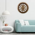 thumbnail image 1 of 11 Inch Wall Clock Decorative Clock, Vintage Style Hollow Skeleton Clock Non Ticking for Living Room, Hotel office and home Decor Gift Cobre Antiguo perfecl Reloj de pared, 1 of 8
